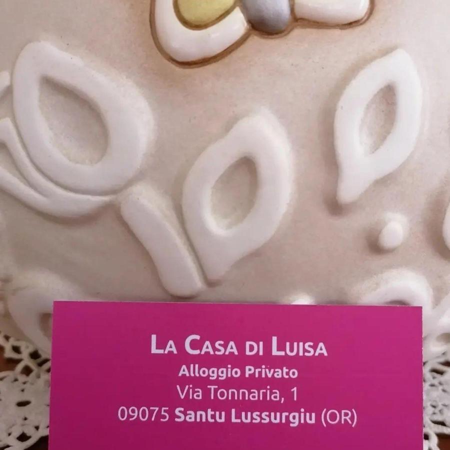 La Casa Di Luisa Apartment Santu Lussurgiu Exterior photo